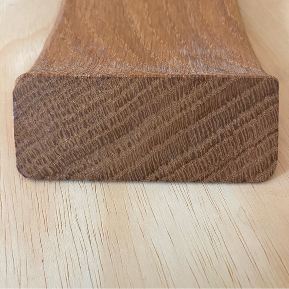 Curved Carved Wood Counter Balance Wine Bottle Holder - Picture 10 of 11